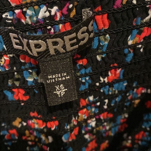 Express Mini Fit and Flare Dress Multi - Picture 4 of 7